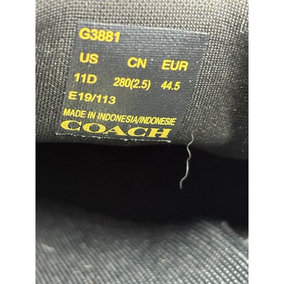 $285 New Coach Men’s Low Top Sneaker Signature Canvas 11D Limited Edition main image 8